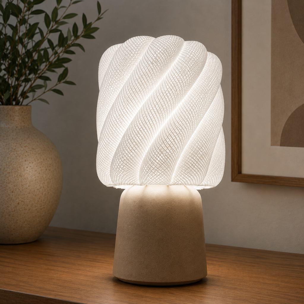 Twisted Bloom Table Lamp