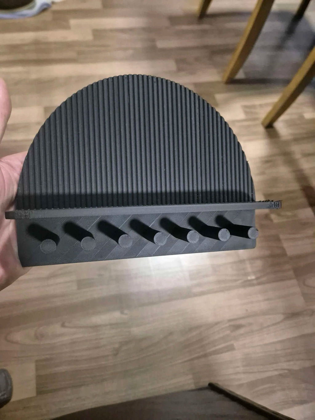 Wall Key Holder with Integrated Shelf
